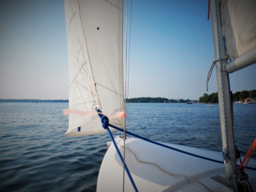Segeln auf dem Wannsee (Copyright: science3) Segelboot auf dem Berliner Wannsee