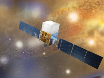 Das Fermi Large Area Telescope (Copyright: NASA E/PO, Sonoma State University, Aurore Simonnet)