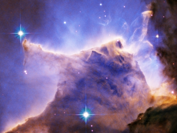 Der Adlernebel beobachtet mit dem Hubble Space Telescope (Credit: NASA, ESA, and The Hubble Heritage Team (STScI/AURA)) Darstellung des Adlernebels