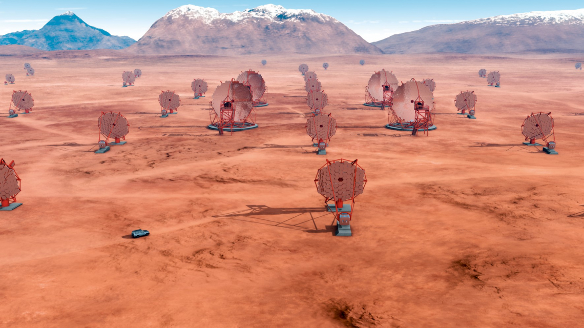 Cherenkov Telescope Array (Credit: DESY/Milde Science Communication)