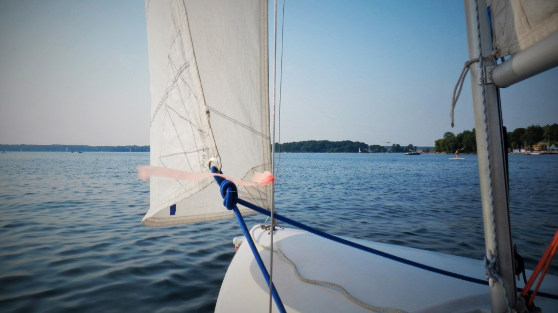 Segeln auf dem Wannsee.